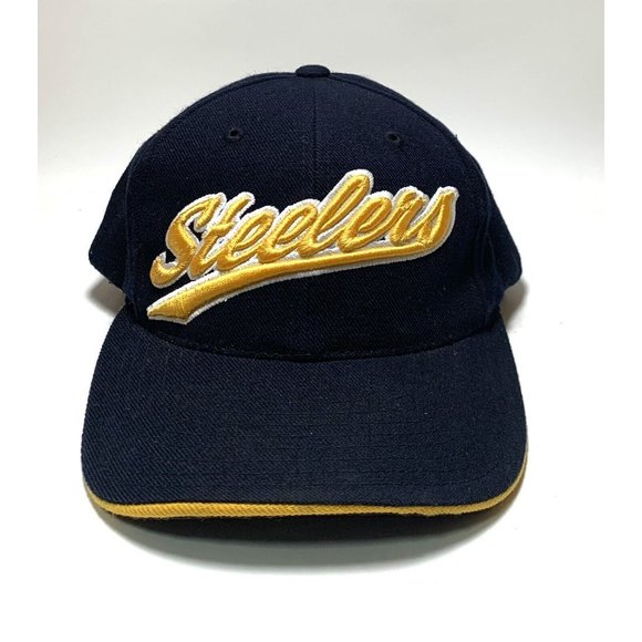 American Needle Other - Vintage 90s  Pittsburg Steelers Black Embroidered Hat   American Needle Cap